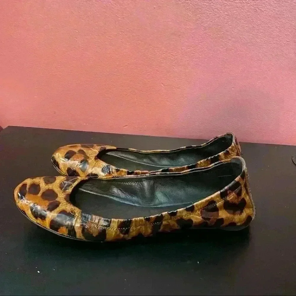 Tory Burch Leopard Print Flats
